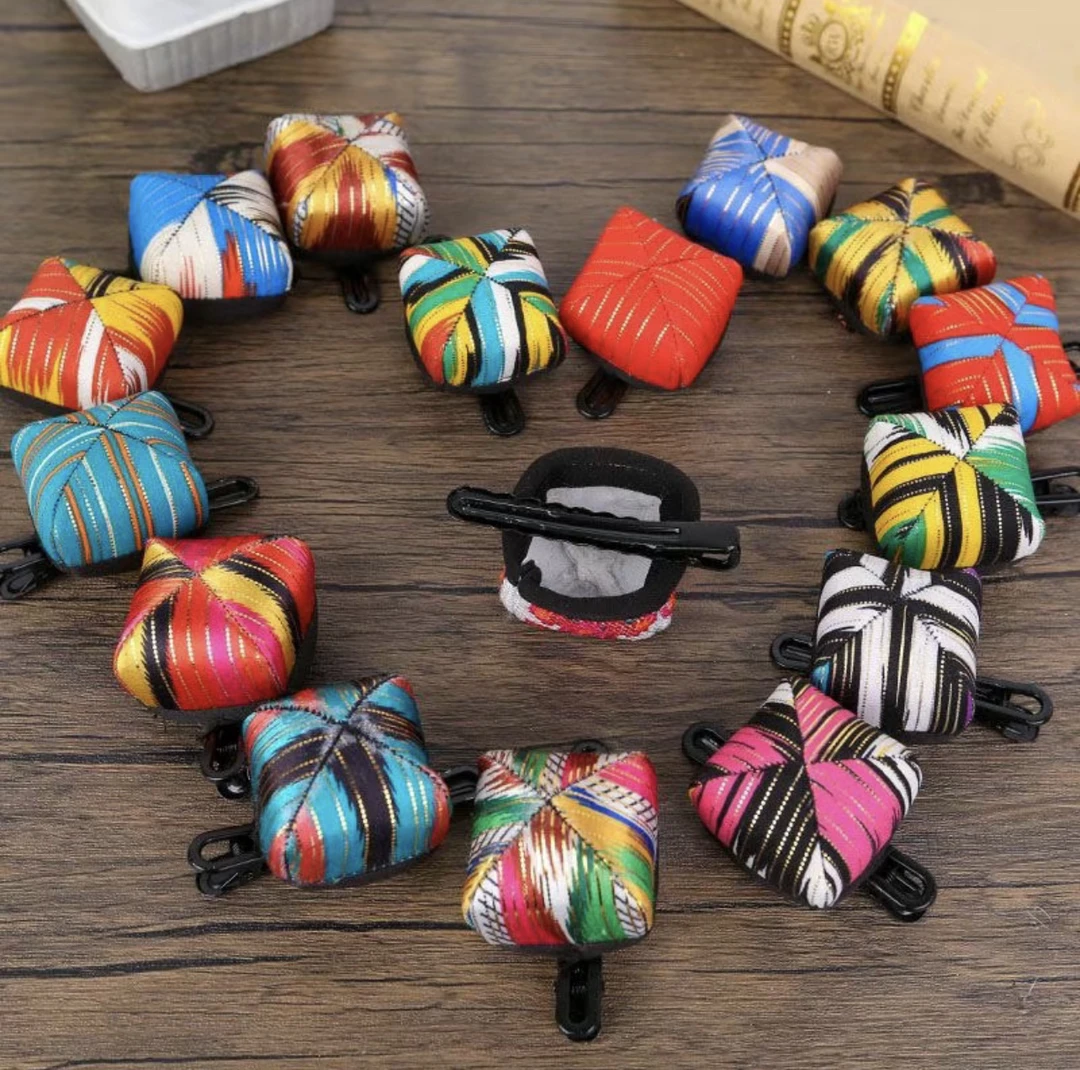 新疆民族风百搭条纹小花帽