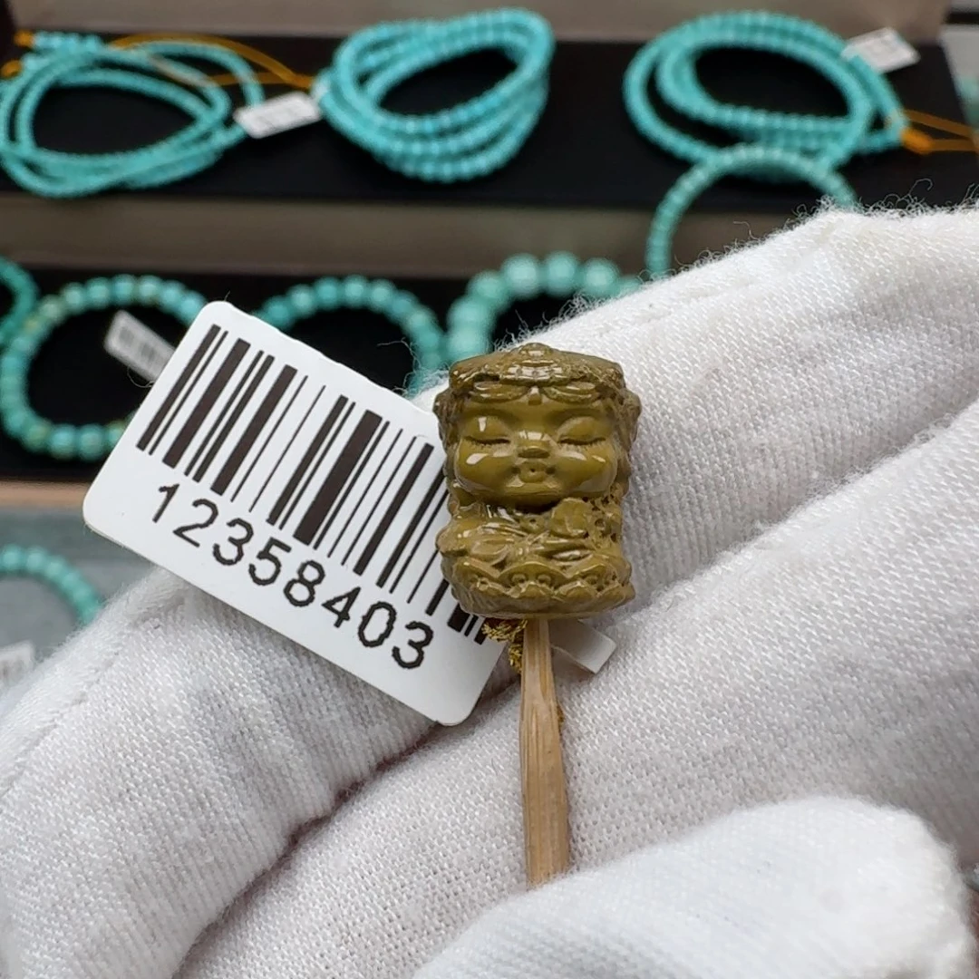 绿松石挂件未镶嵌唯*人