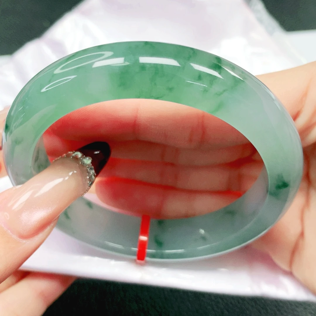 翡翠未镶嵌手镯58