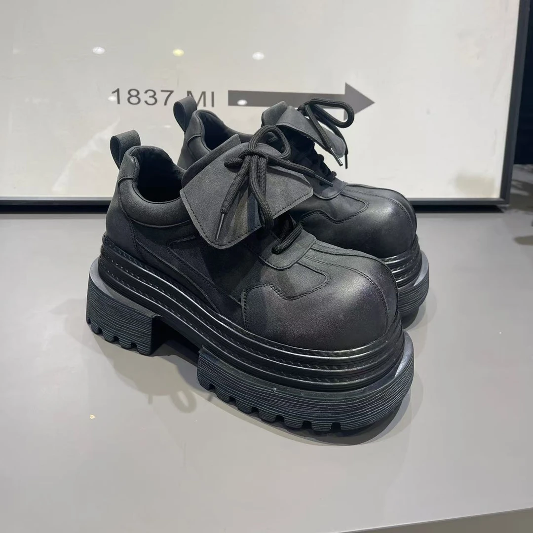 【HeiPa】安暖家春季穿新款厚底带时尚韩版靴子女款