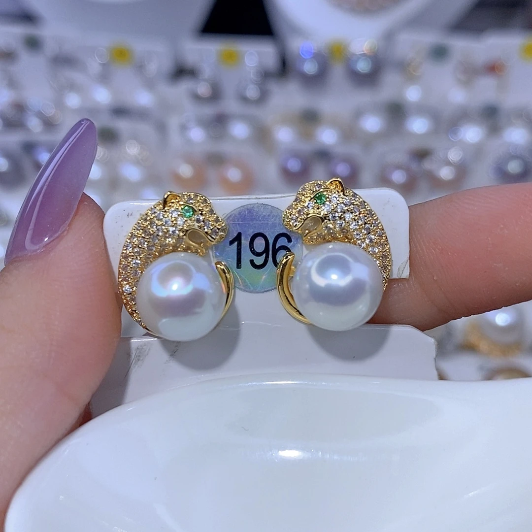 未镶嵌耳饰淡水珍珠