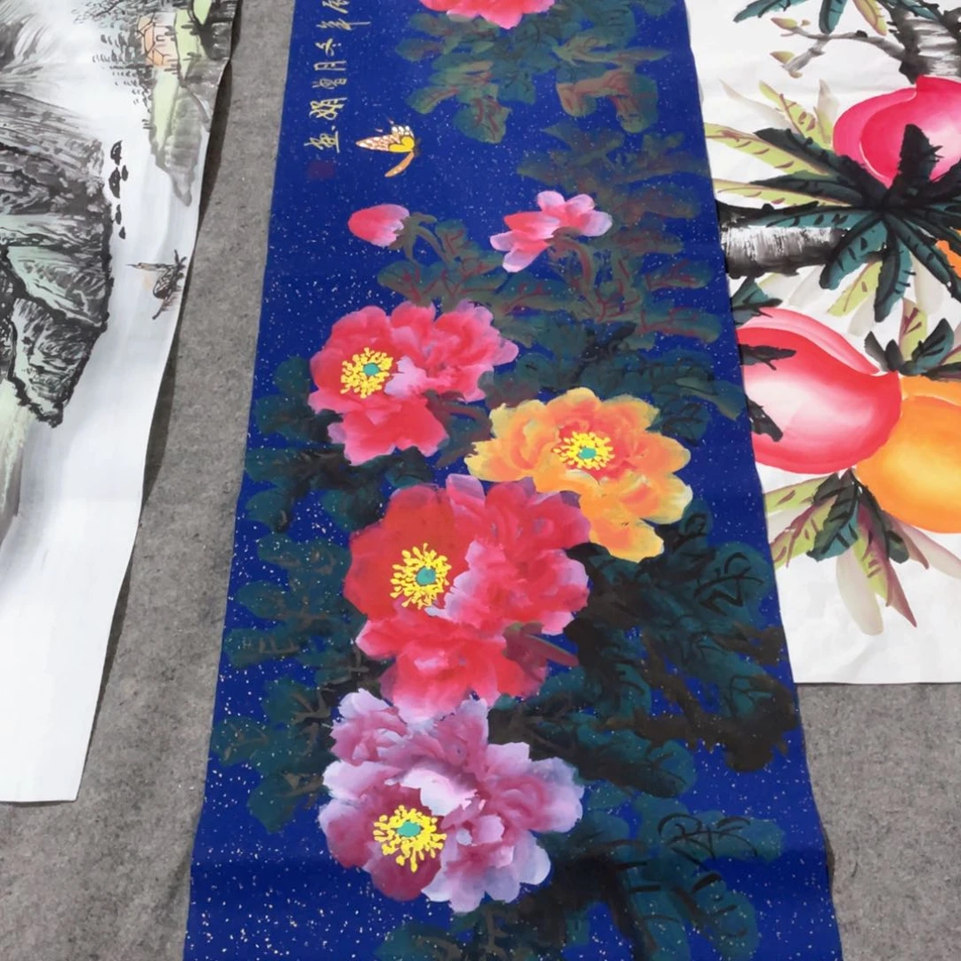 国画国画作品画心一张