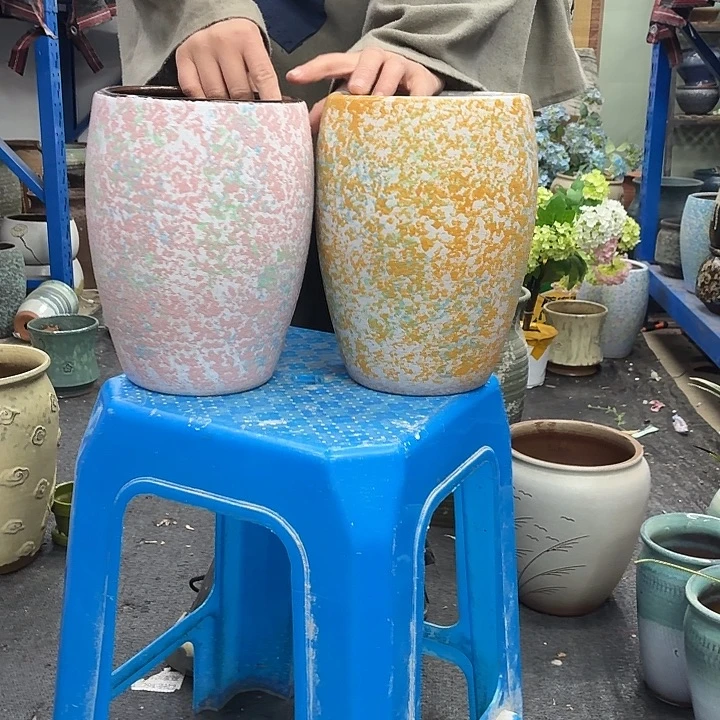 16×24 -粗陶花盆有孔-买买买