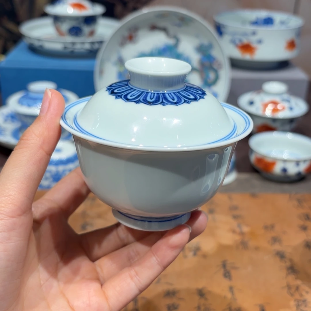 手工手绘陶瓷茶具