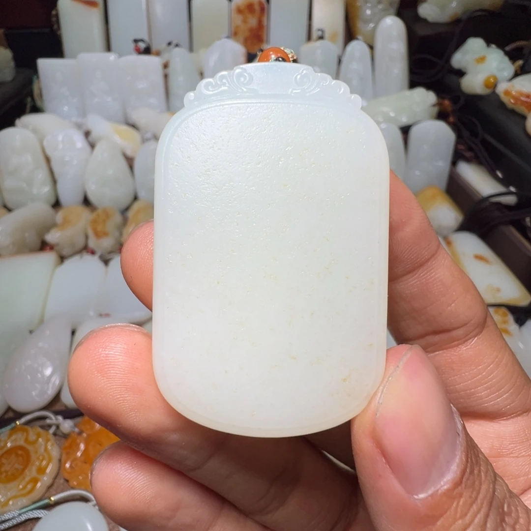 和田玉吊坠(不含链)未镶嵌用****5