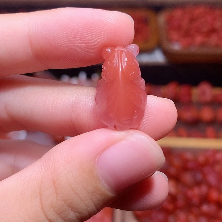 南红玛瑙未镶嵌南红金鱼