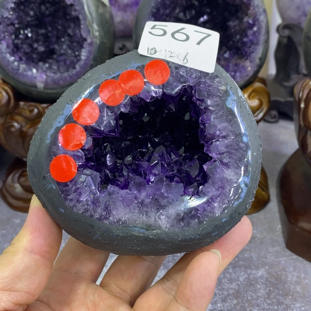 未镶嵌紫晶大型摆件（非配饰）紫水晶567