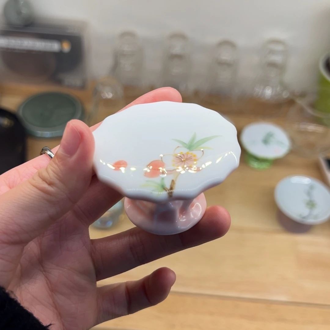 摆件特价盖置桃花