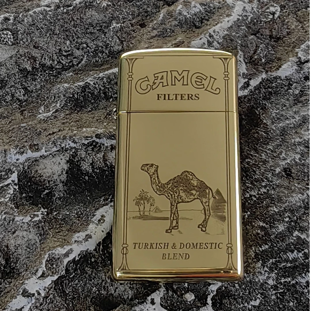 zippo打火机 DB 1654B黄铜仟巧骆驼  DY9914DK*636dabai