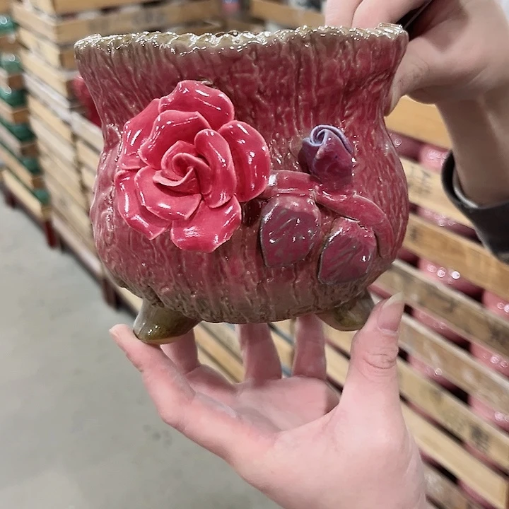 陶瓷陶瓷多肉植物花盆