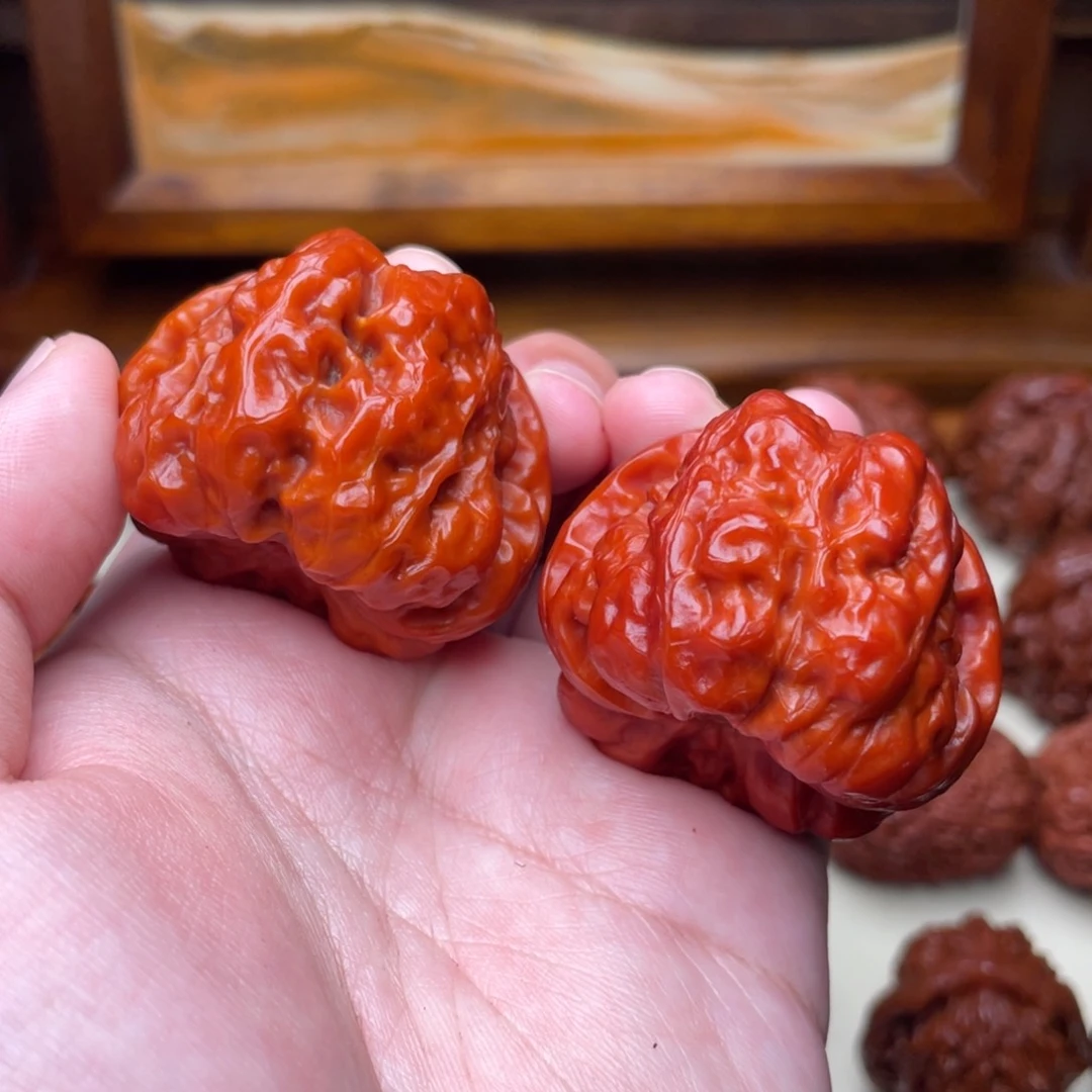 文玩核桃把件文玩核桃 手把件 蛤蟆头 41