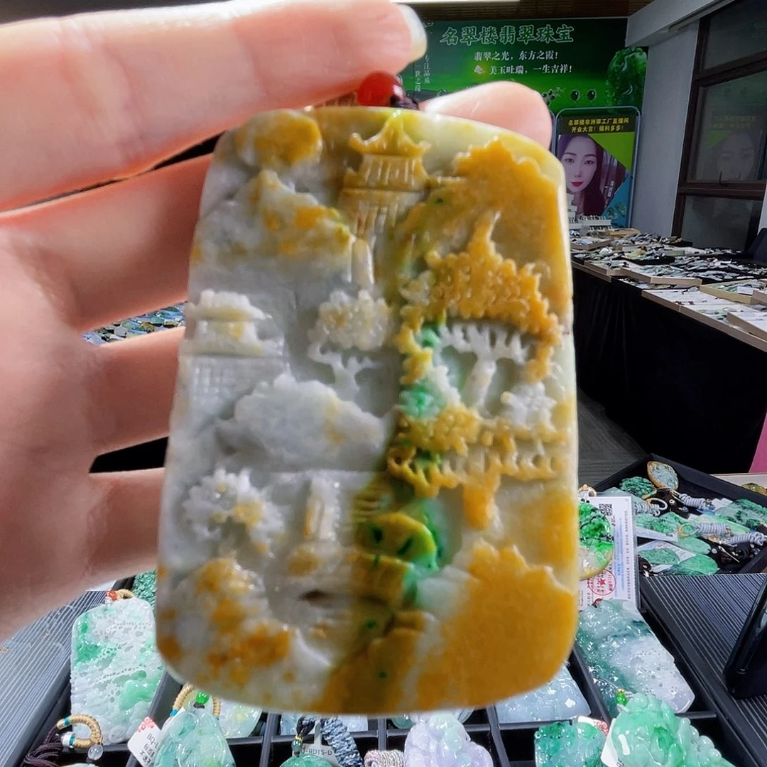 颈饰未镶嵌翡翠翡翠