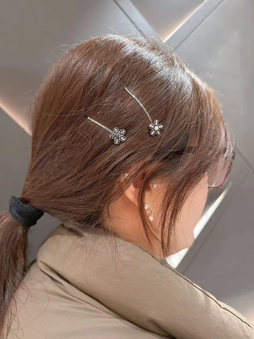 韩国甜美花朵一字夹可爱百搭bmr006（单支装）