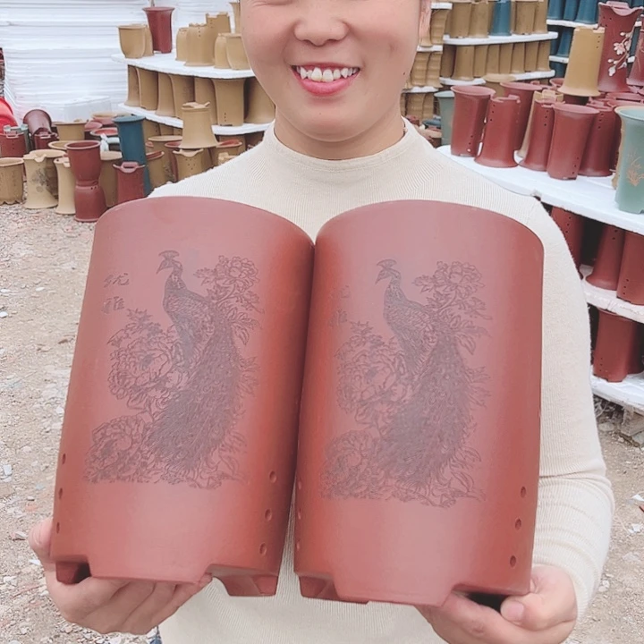 紫砂花盆宜兴紫砂精品花盆