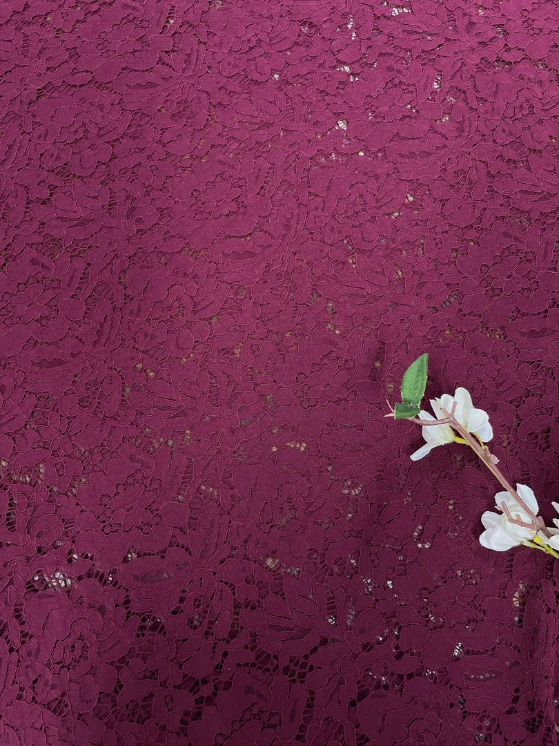 15006蕾丝股线面料做衣服旗袍连衣裙国风直播小婚纱布墙面装饰画