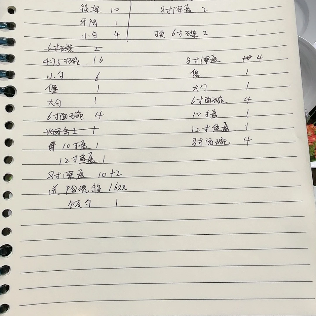 陶高白瓷自由组合餐具