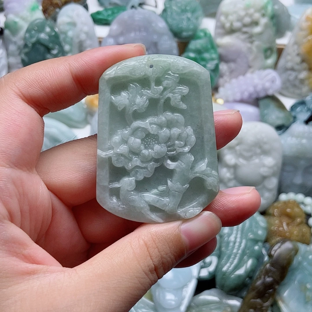 吊坠(不含链)未镶嵌翡翠1