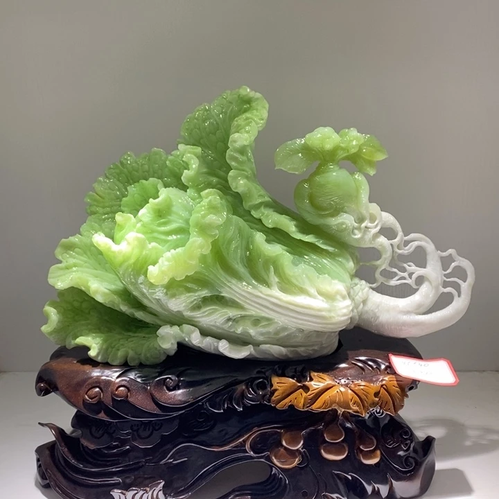 未镶嵌蛇纹石玉（覆膜）珠宝奇石