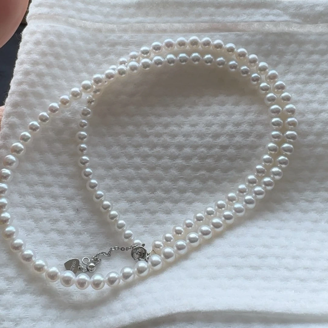 是***～淡水珍珠手绳银S925镶嵌