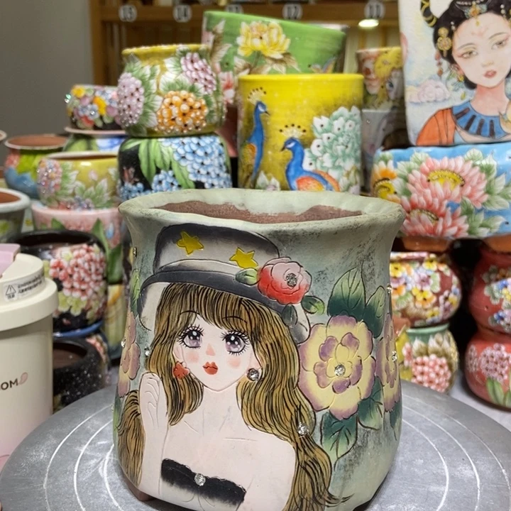 景德镇艺术手绘作品
