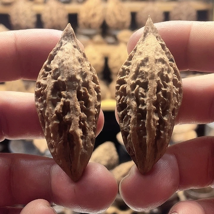 把件文玩核桃柳叶2