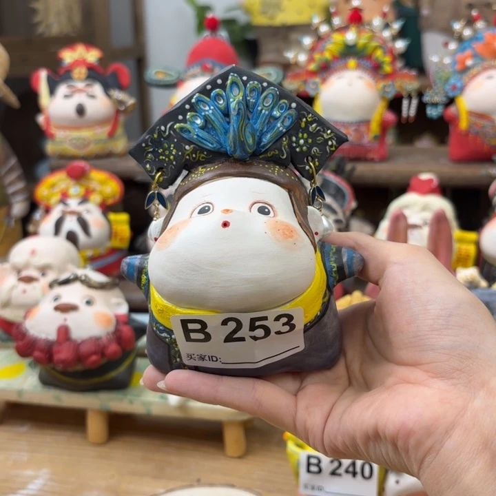 @***）摆件手捏陶艺摆件