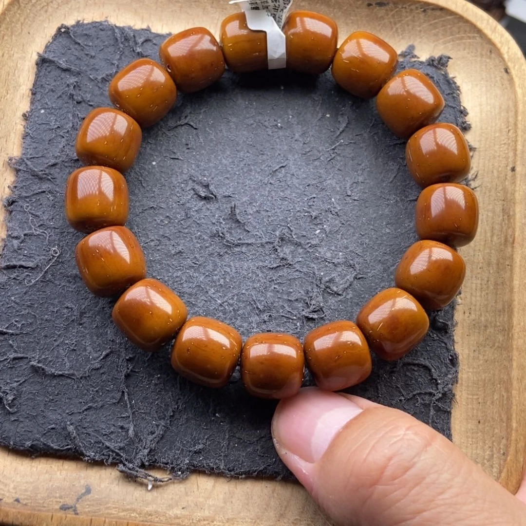 紫金鼠手串13mm天花板纯手工短轴