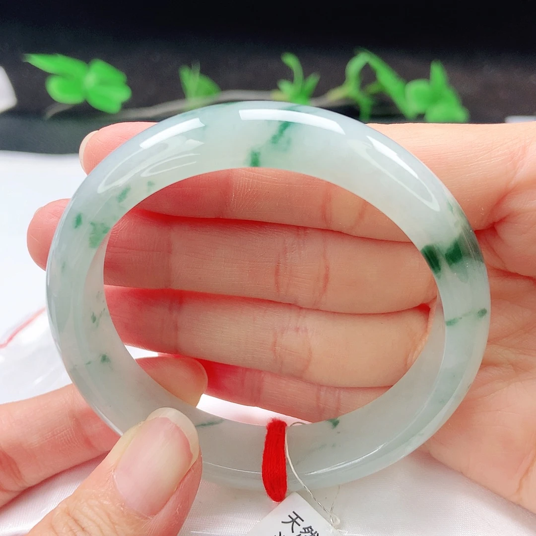 未镶嵌手镯翡翠57圈