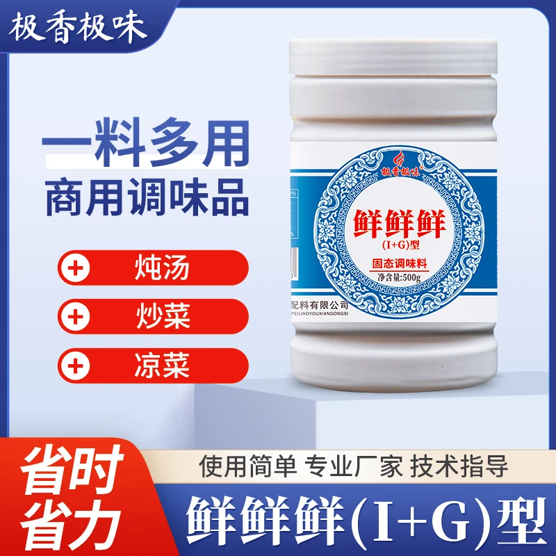 （极香极味）鲜鲜鲜（固态调味料）500g烧烤提鲜餐厅风味香味餐饮留鲜