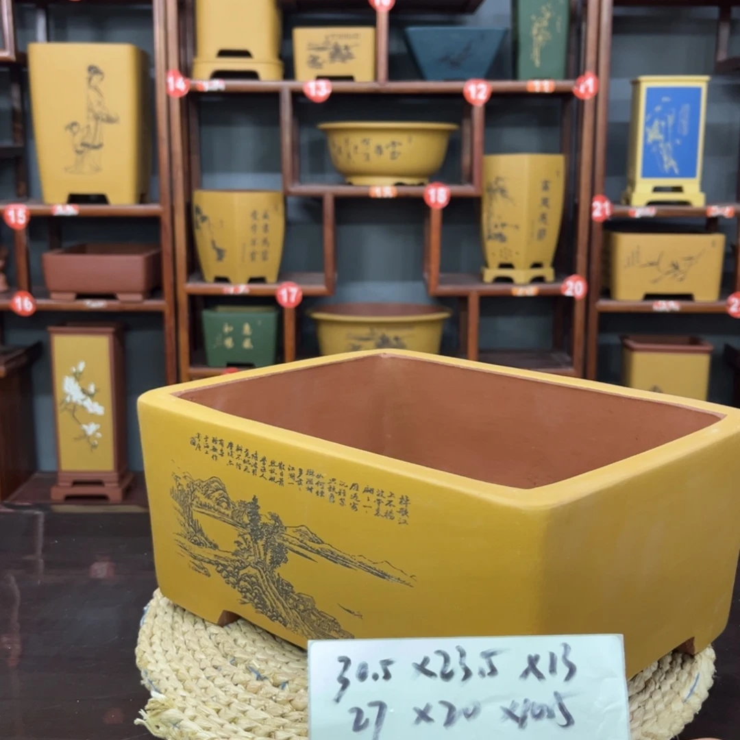 紫砂花盆紫砂花盆