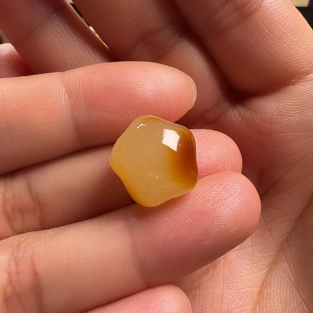 蜜蜡颈饰未镶嵌星星（打孔不退换）