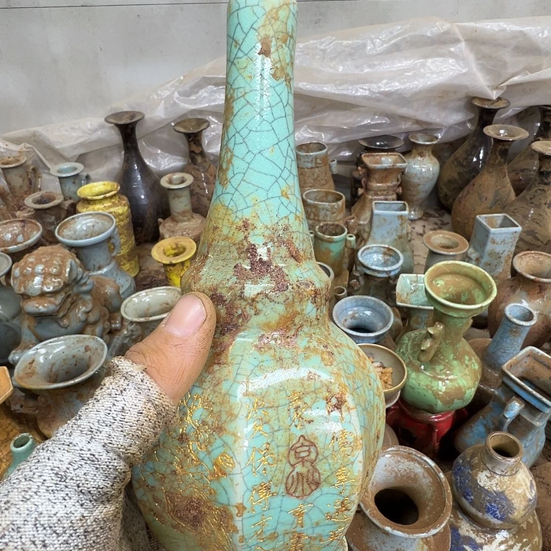 宋***头摆件陶瓷器瓷器瓷器瓷器瓷器
