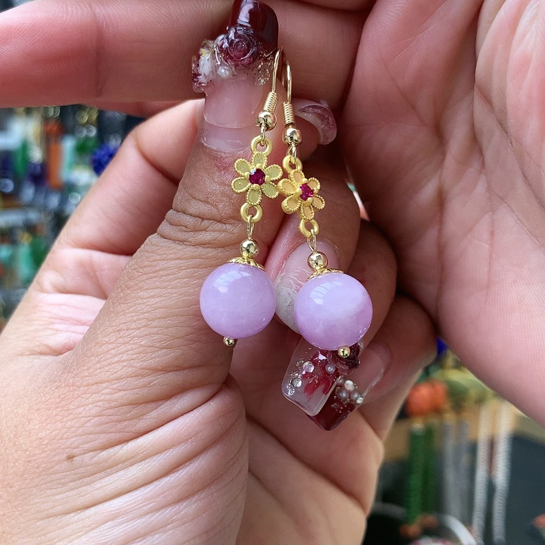 【闪购商品】水晶耳饰未镶嵌耳坠