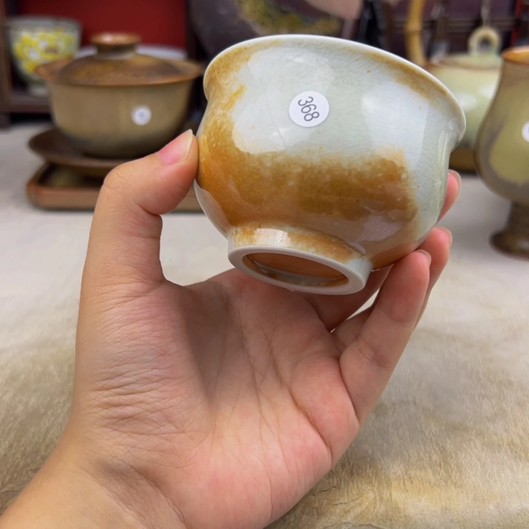 杯纯手工柴烧主人杯
