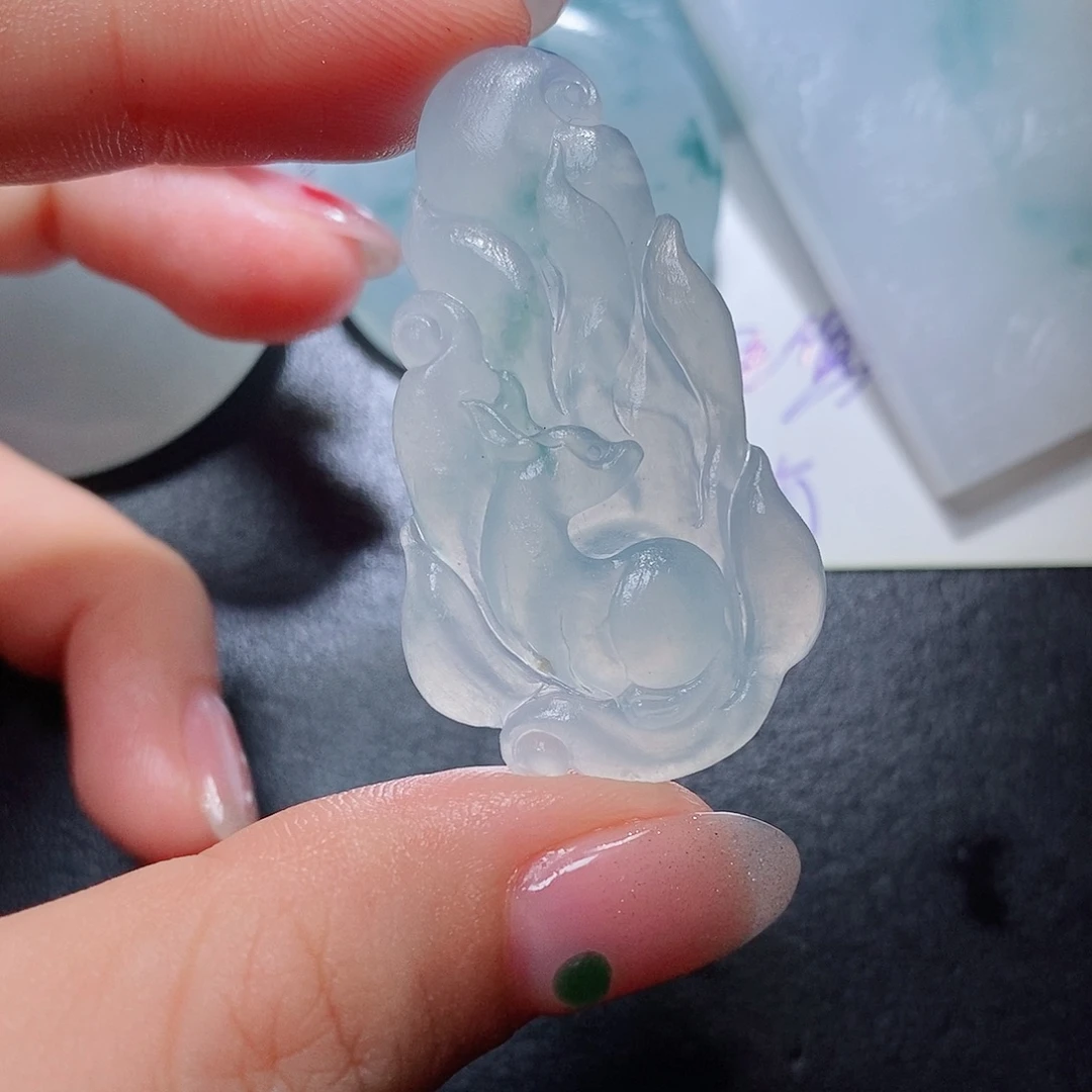 未镶嵌定制翡翠毛货付款后联系客服确认抛光