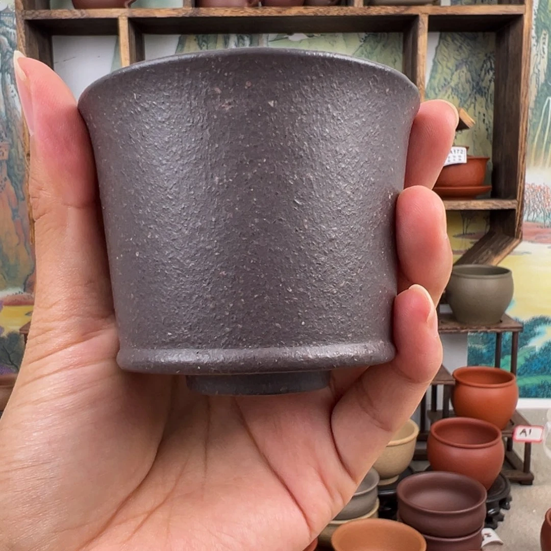茶杯紫砂拙器甄选，纯原本矿。