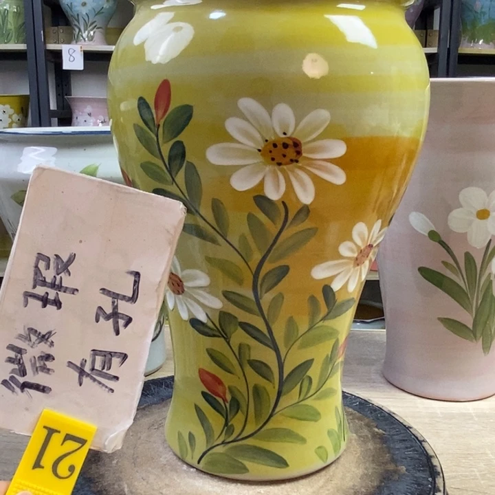 景德镇高温陶瓷花盆