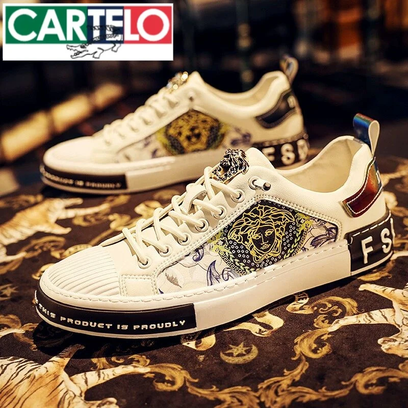 卡帝乐小白鞋男鞋秋季爆款2025新款轻奢潮牌休闲豆豆鞋子男士板鞋