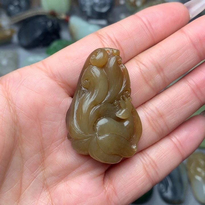 和田玉挂件未镶嵌