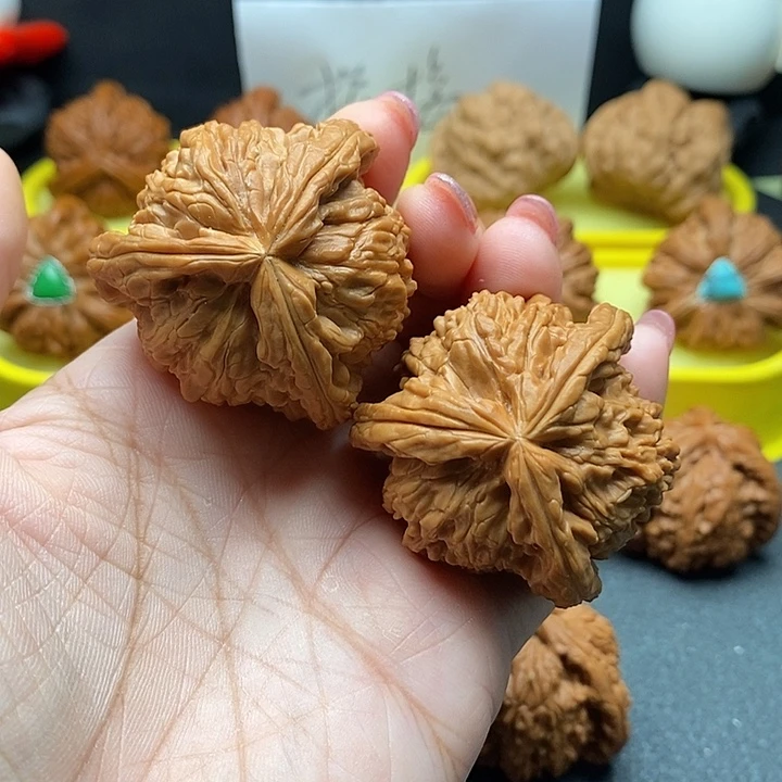 把件文玩核桃42白狮子