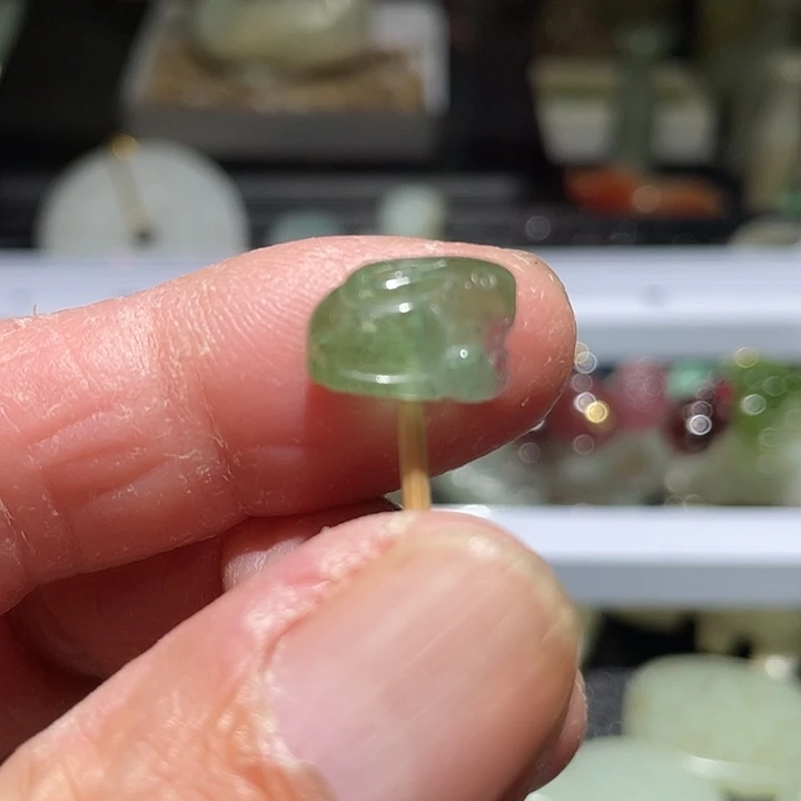 美***乖碧玺颈饰未镶嵌挂件