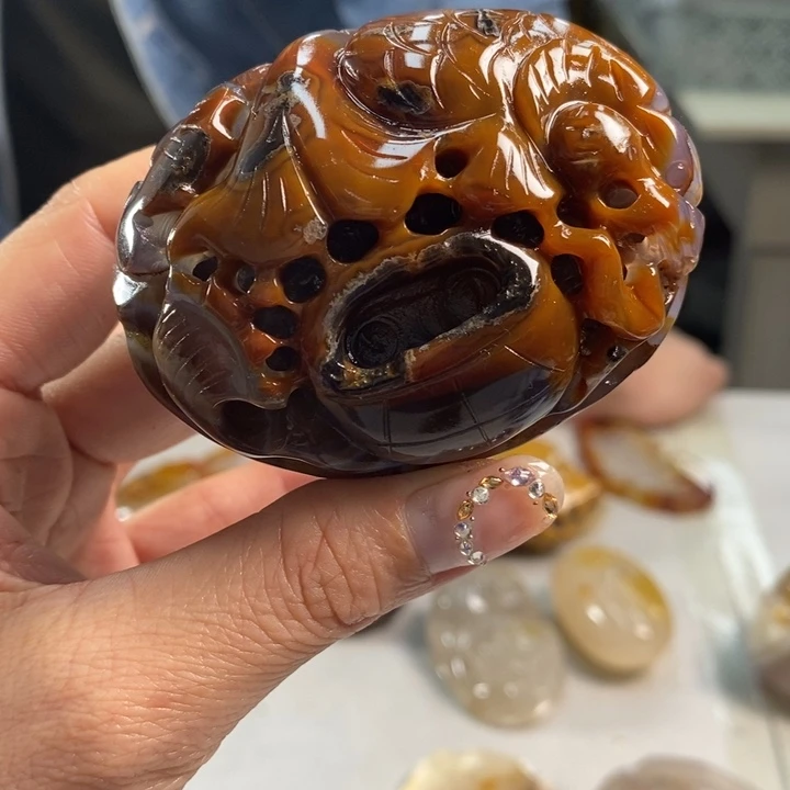 玛瑙/玉髓吊坠(不含链)未镶嵌