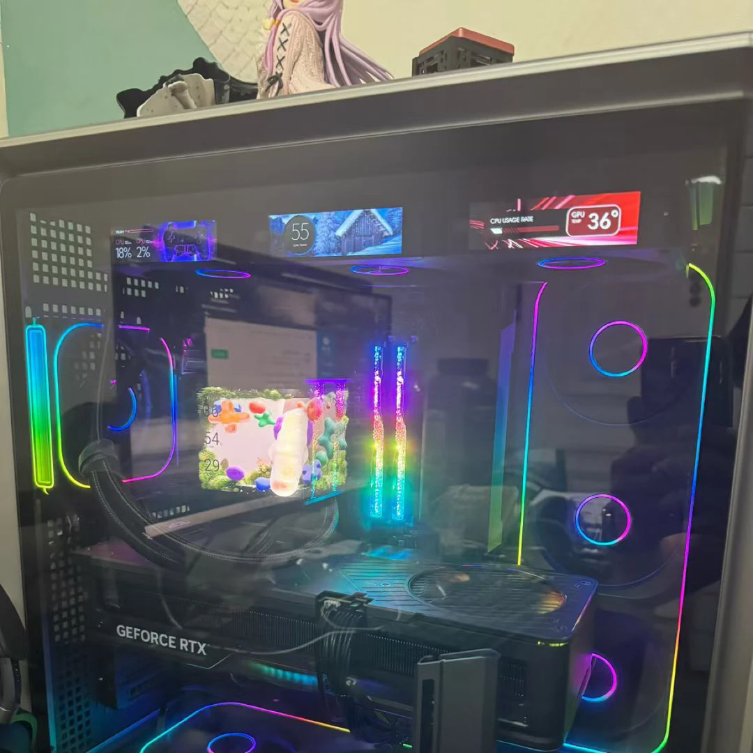 95新  小雪电脑  9800x3d 5080显卡 x870tuf 三星91002t
32内存