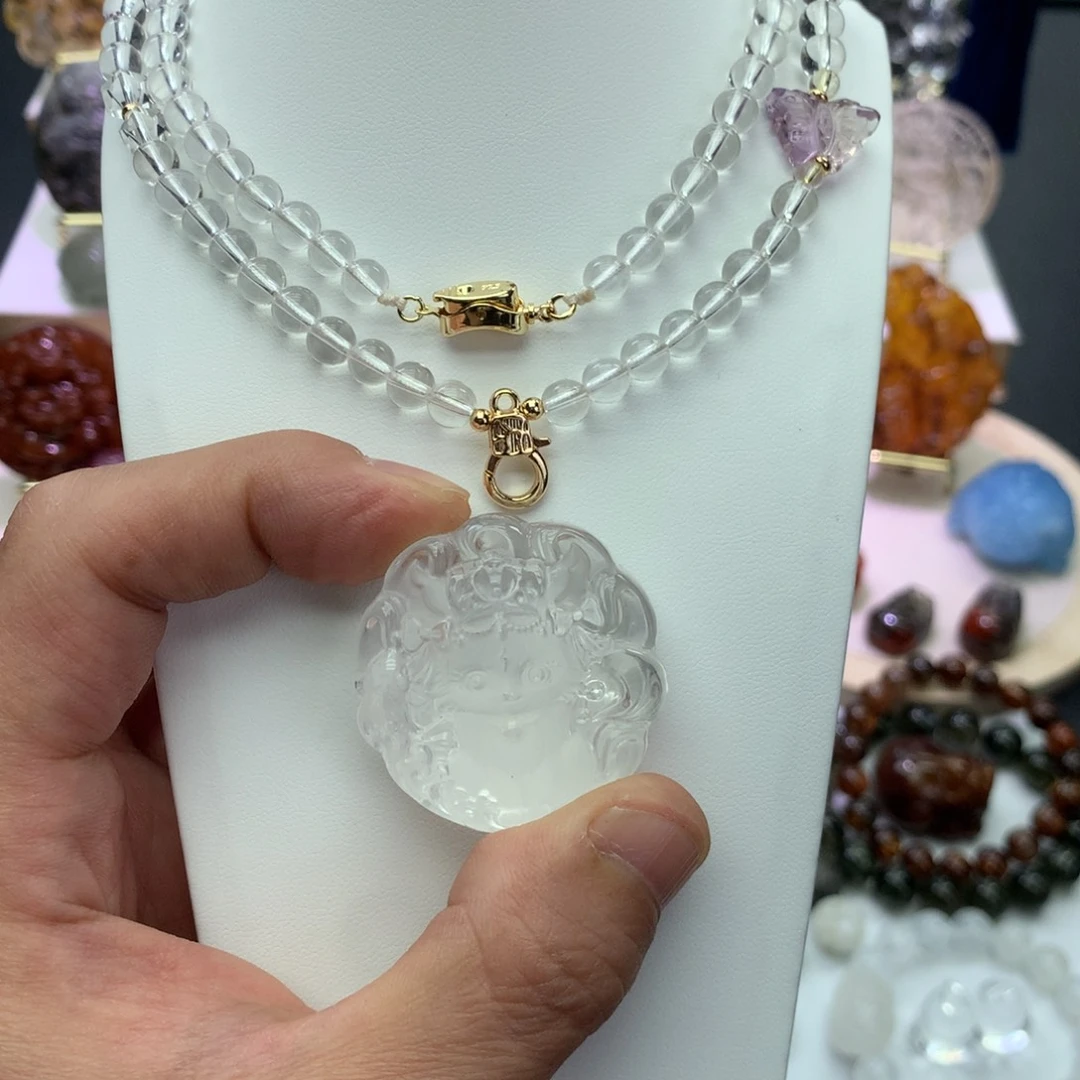 颈饰水晶未镶嵌吊坠