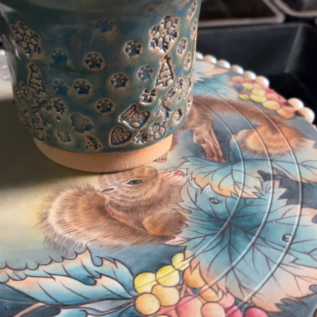 红陶大*李461花盆1个