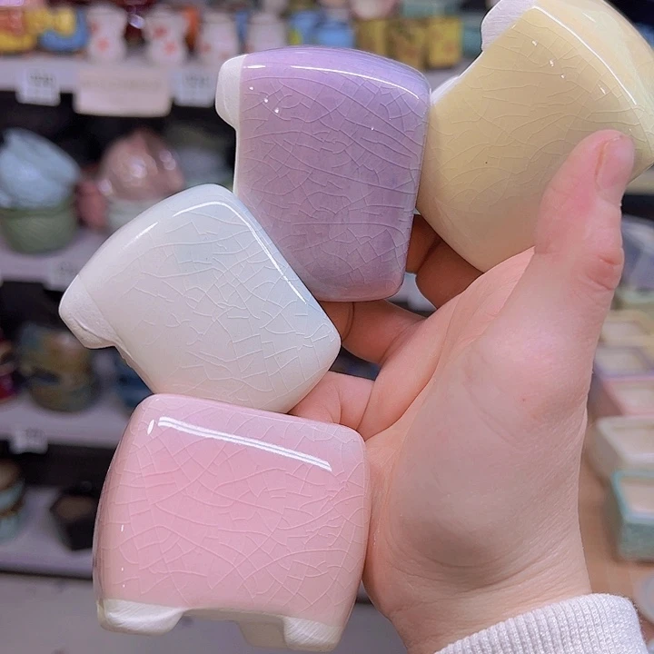 红陶陶瓷花盆当场满12包邮