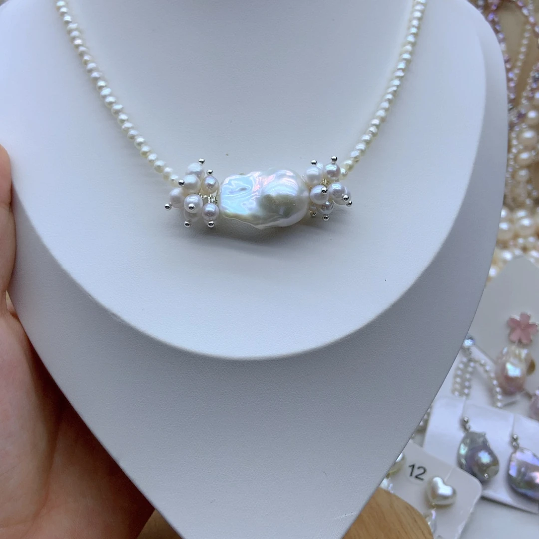 耳饰未镶嵌淡水珍珠