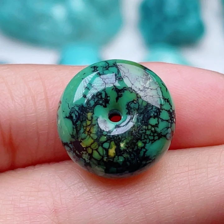 绿松石未镶嵌挂件