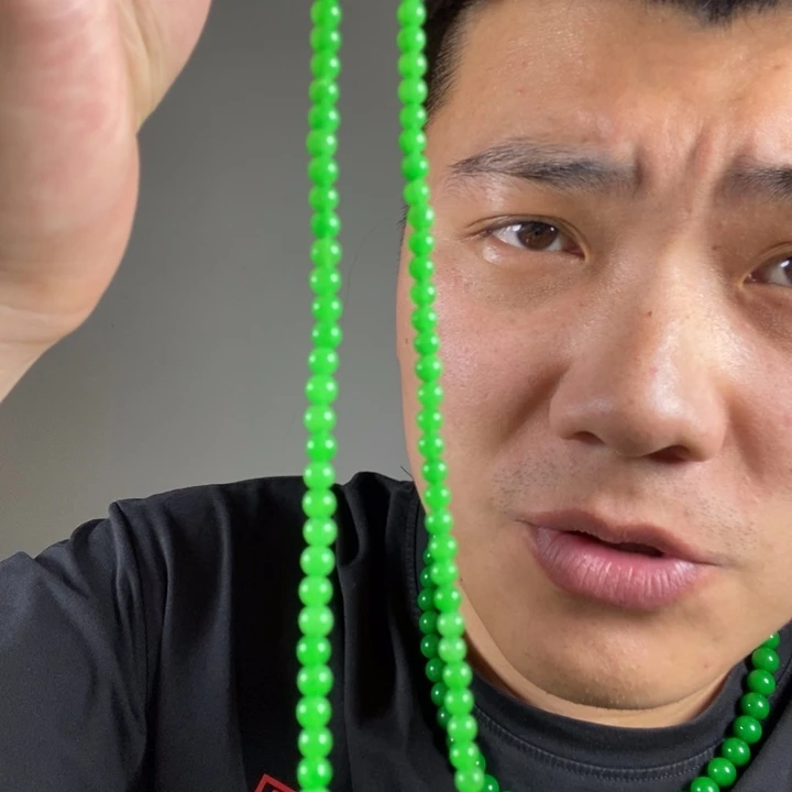 毛衣链未镶嵌翡翠高端时尚小米珠项链