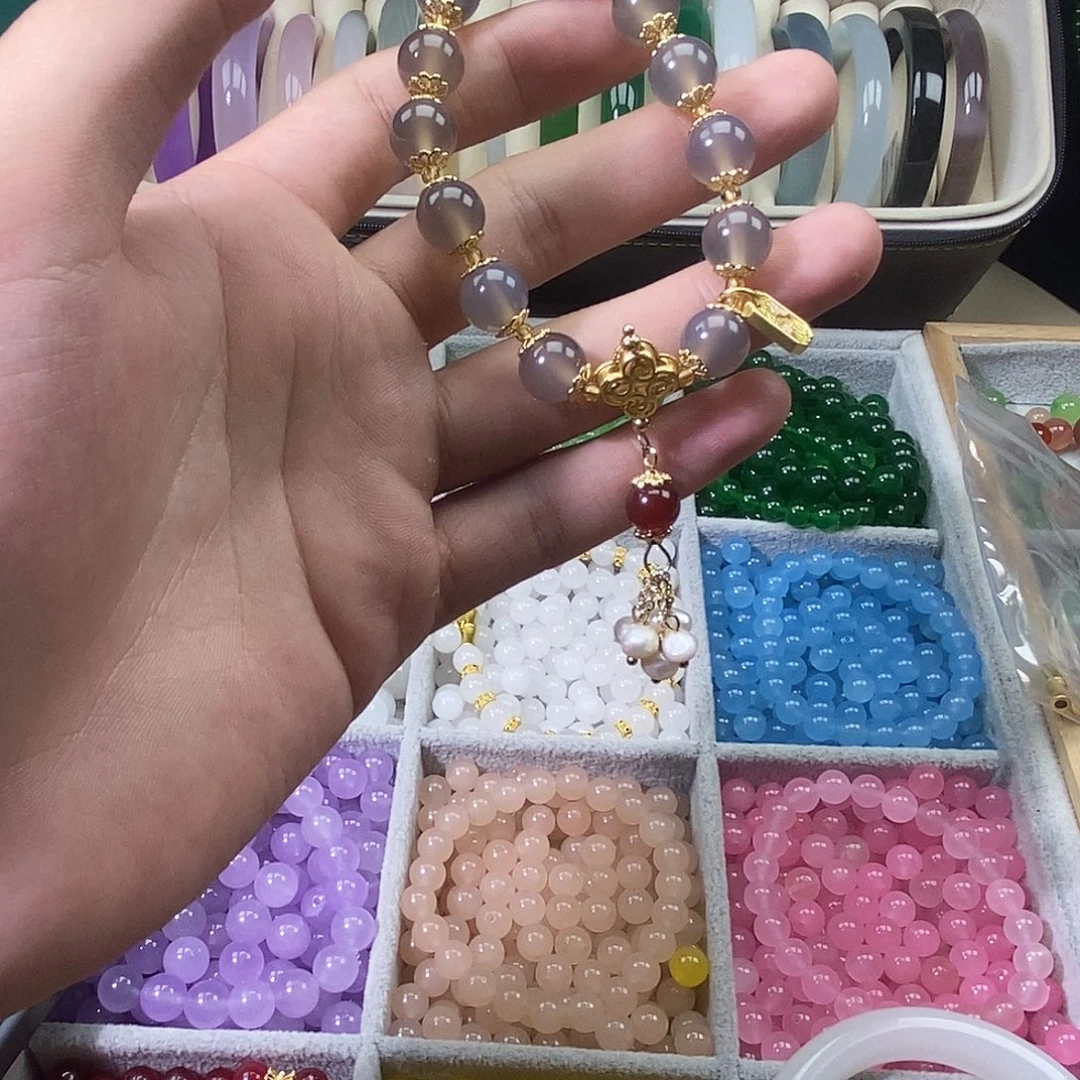 程***成合金手链玛瑙/玉髓